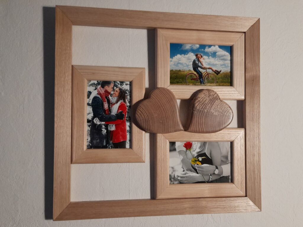 Cadre photo à poser, cadre photos en bois, cadre photo artisanal, cadre photo original, cadre photo style champêtre, cadre photo pièce unique, Bilderrahmen aus Holz, Design Bilderrahmen, cadre photo pêle-mêle