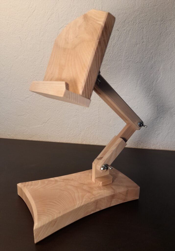 Support pour téléphone en bois, Support téléphone réglable, Support tablette, support de téléphone artisanal, support téléphone original, support téléphone en bois massif.