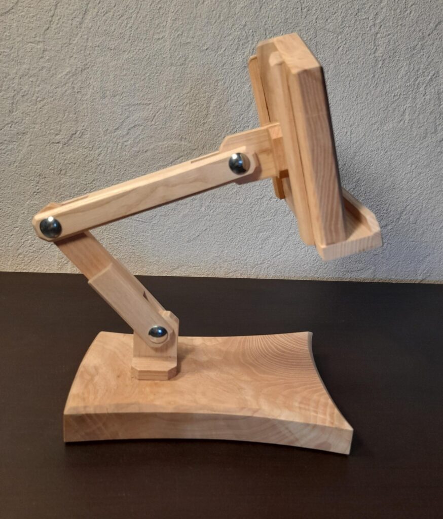 Support pour téléphone en bois, Support téléphone réglable, Support tablette, support de téléphone artisanal, support téléphone original, support téléphone en bois massif.