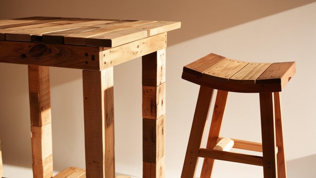 Les Mange-Debout en Bois de Palettes