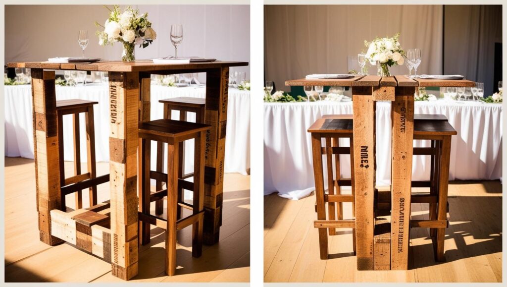 Les Mange-Debout en Bois de Palettes