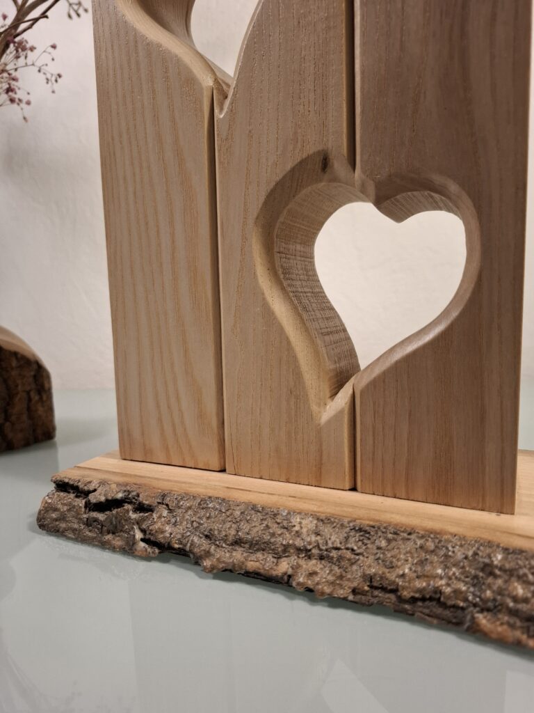 Un Bougeoir en Bois Massif