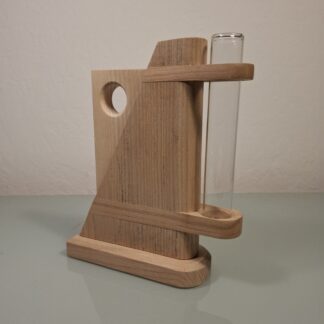 Soliflore en bois forme géométrique