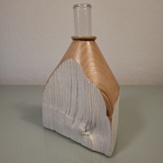 Soliflore en Bois blanc