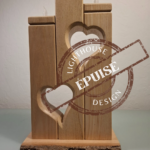 Bougeoir en Bois Massif