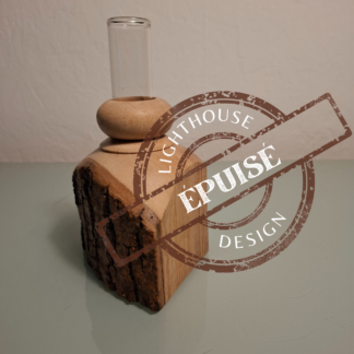 Soliflore en Frêne Tourné naturel