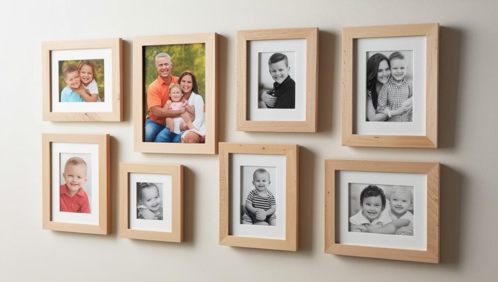 Décoration Murale avec des Cadres Photos