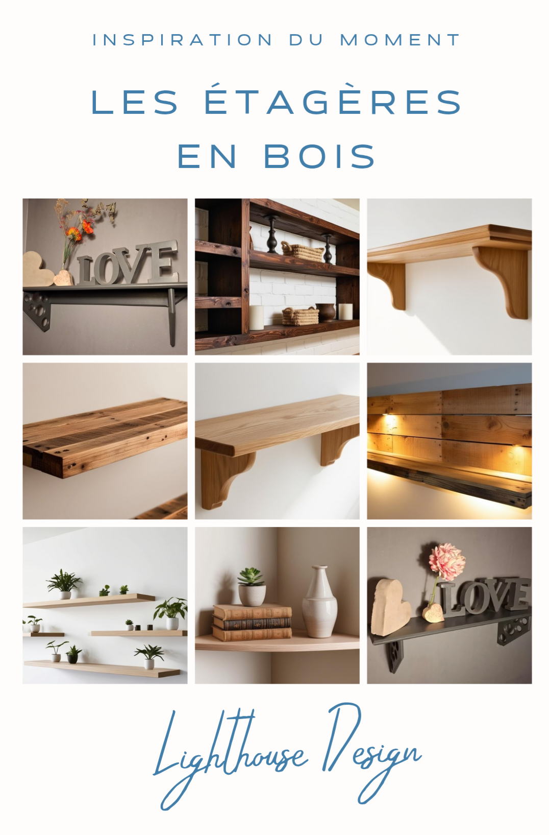 Les étagères en bois - Lighthouse DesignLighthouse Design