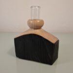 Soliflore en Frêne brûlé Yakisugi