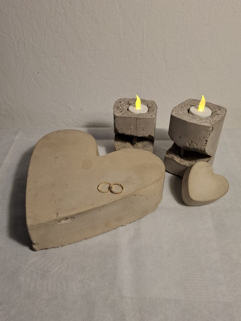 La Décoration de mariage en béton