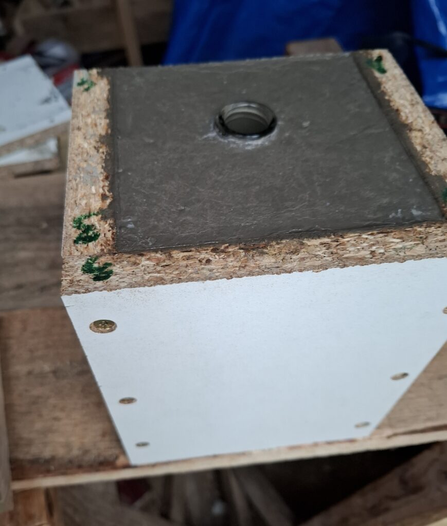 Soliflore Lumineux en Béton