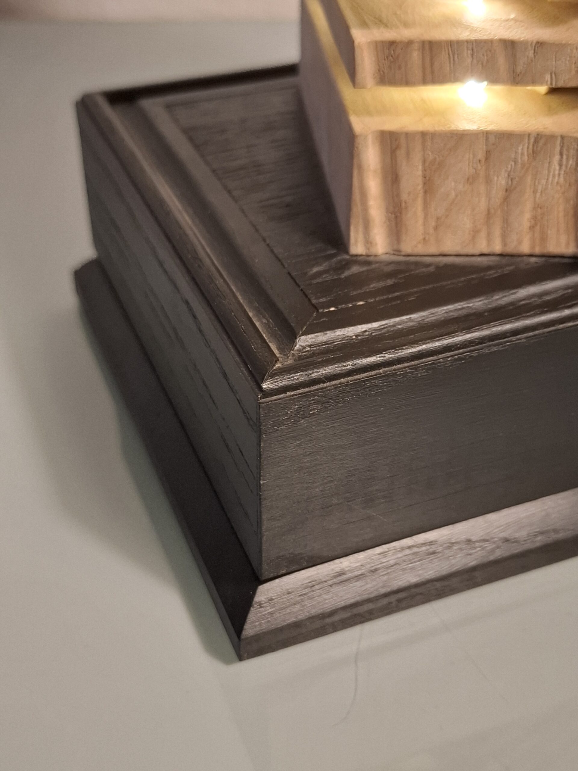 Lampe de Table Mobile en Bois