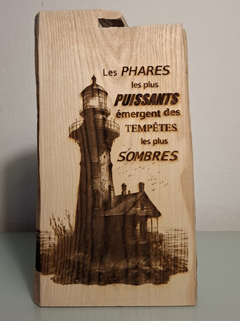Gravures laser sur bois