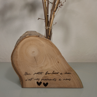 Les soliflores en bois