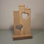 Bougeoirs en bois massif