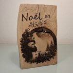 Gravure Laser thème Noël Alsacien