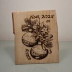 Gravure sur bois Noël Alsace