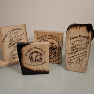 Trophées et décos thème pompiers