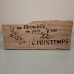 Une hirondelle ne fait pas...