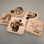 Sous-verres en Bois de fabrication artisanale