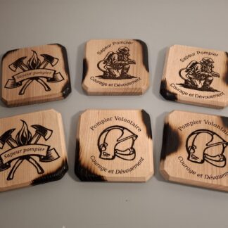 Le Thème des Pompiers - Sous-verre thème pompiers