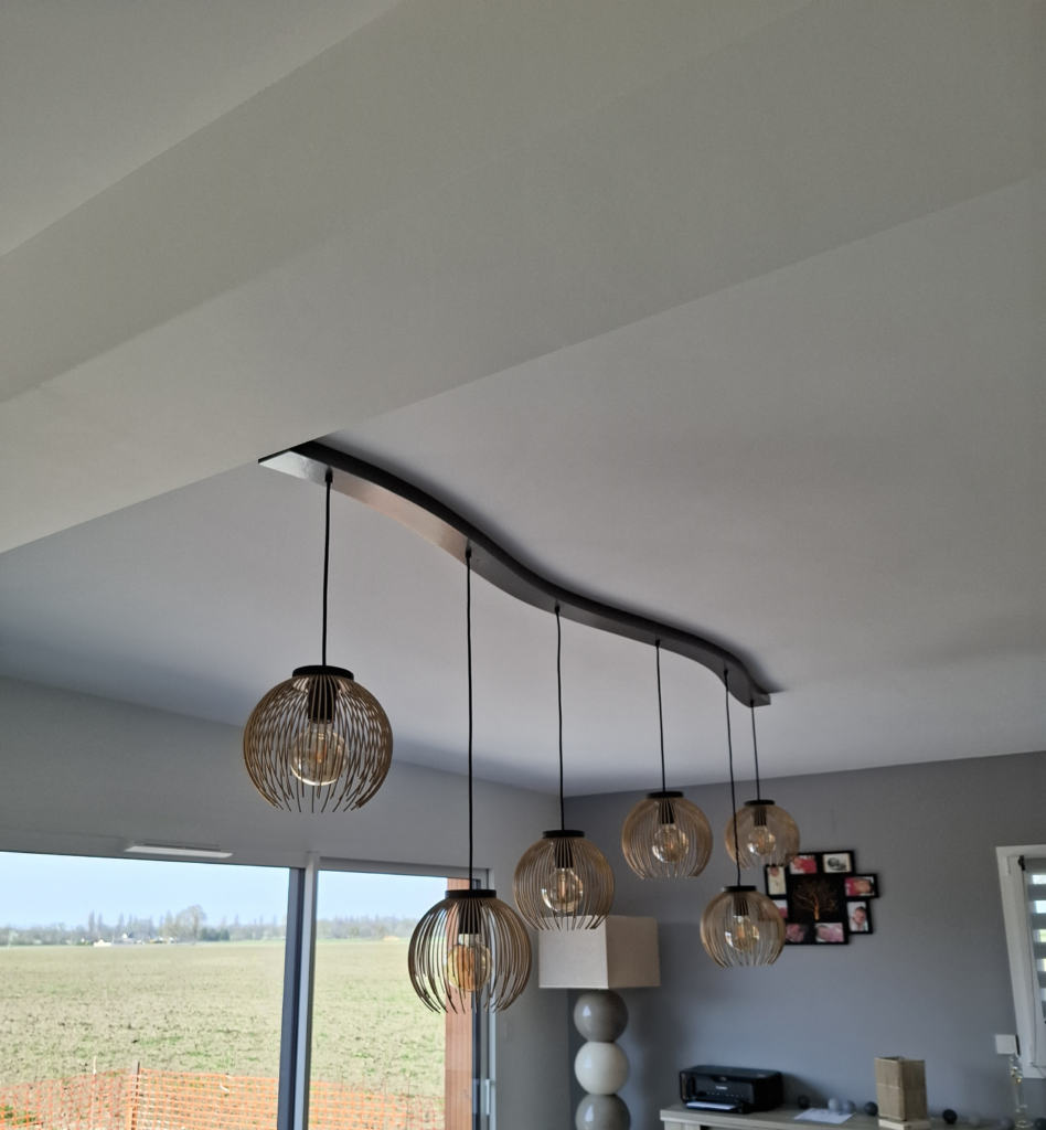 Un plafonnier unique et élégant