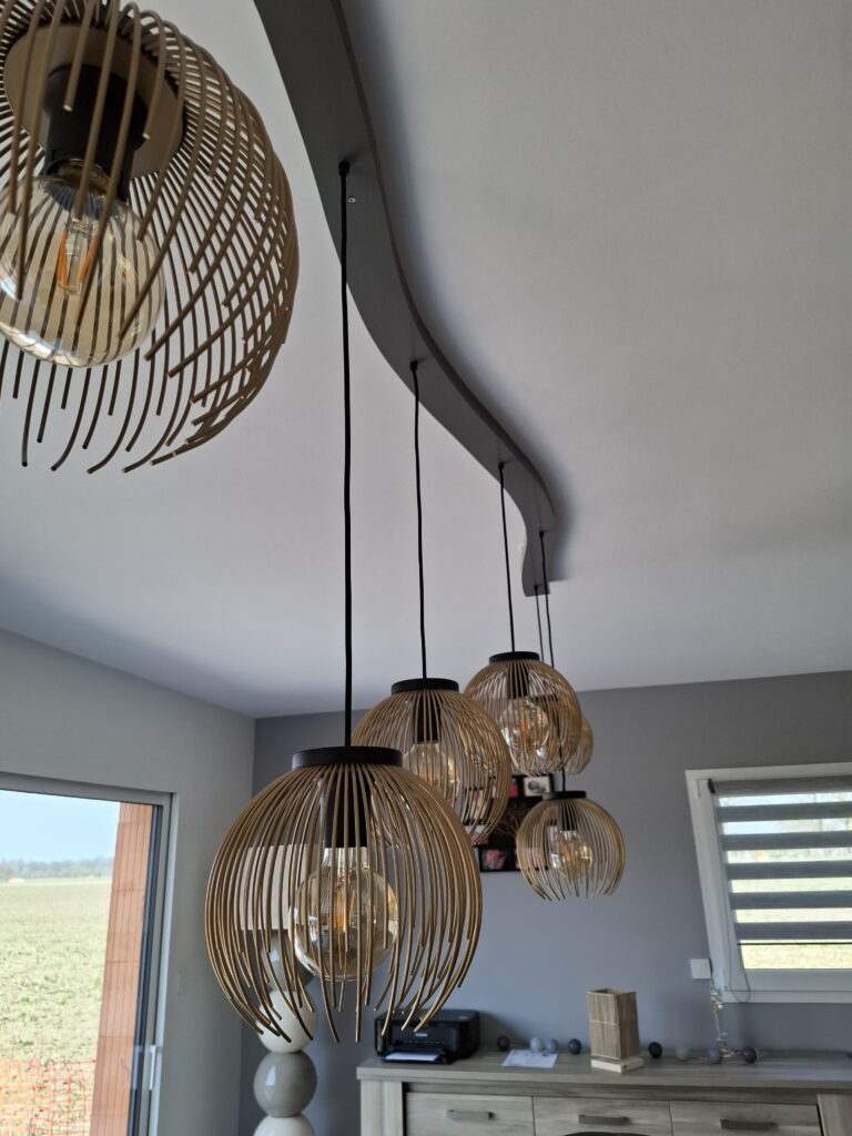 Un plafonnier unique et élégant