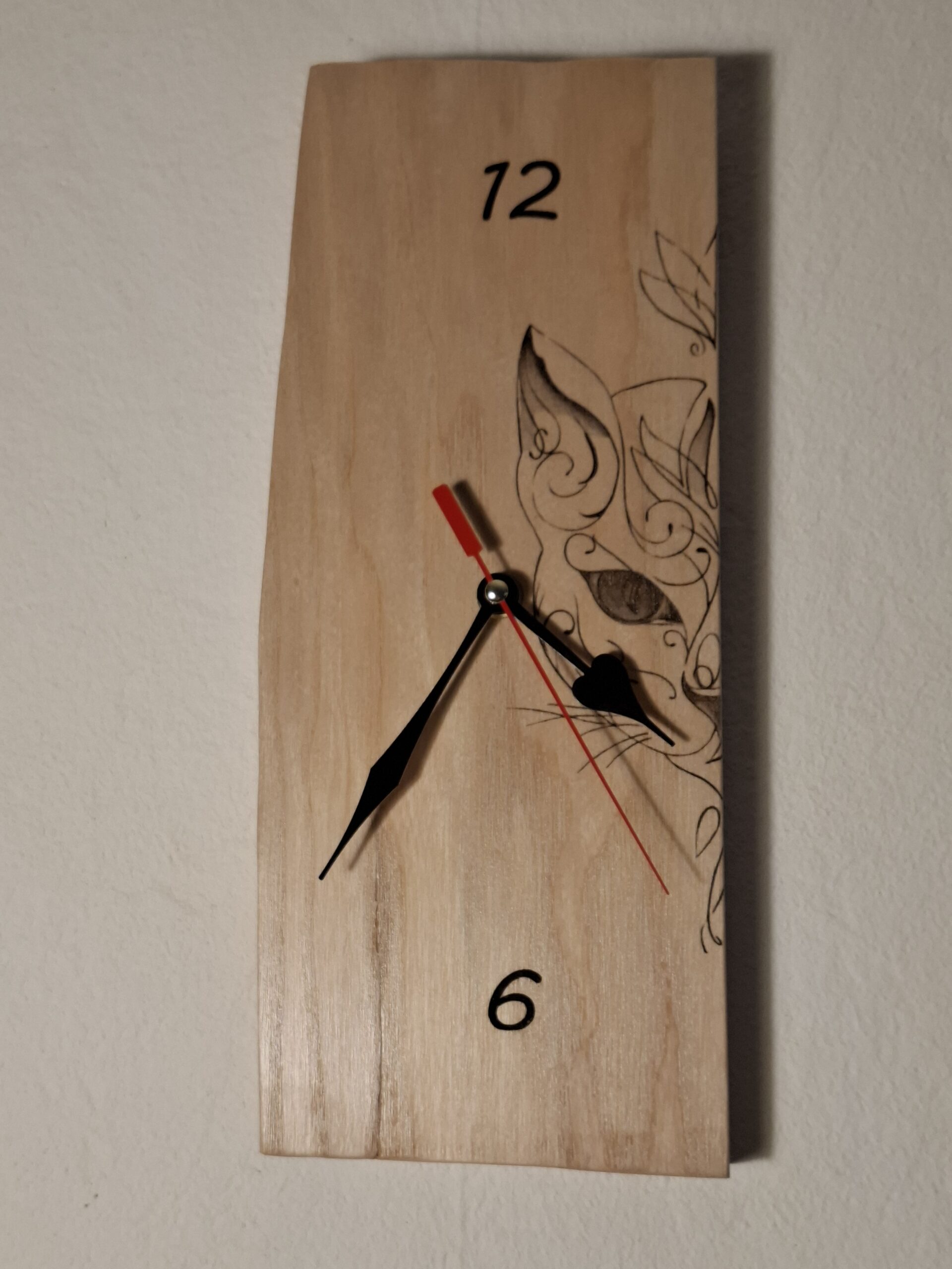 Horloge Chat version 1