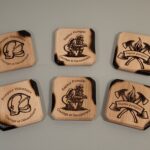 Sous-verres thème pompiers