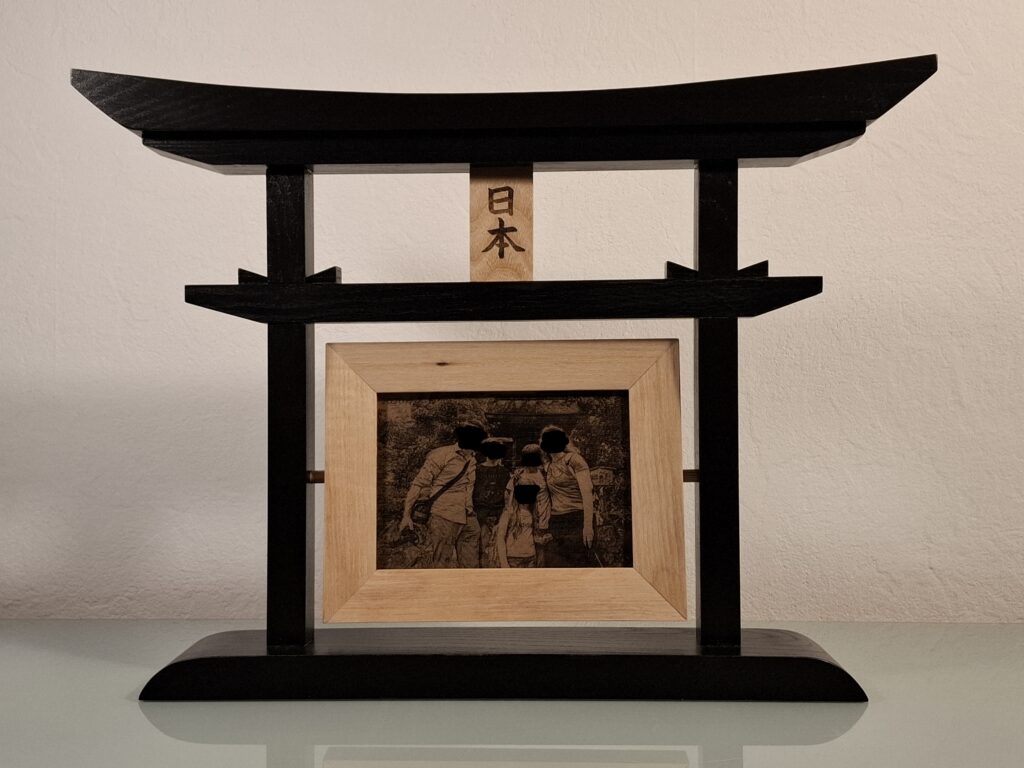 Souffle de culture japonaise - Un cadre photo inspiré des portes Torii