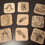 Sous-verres en Bois de fabrication artisanale