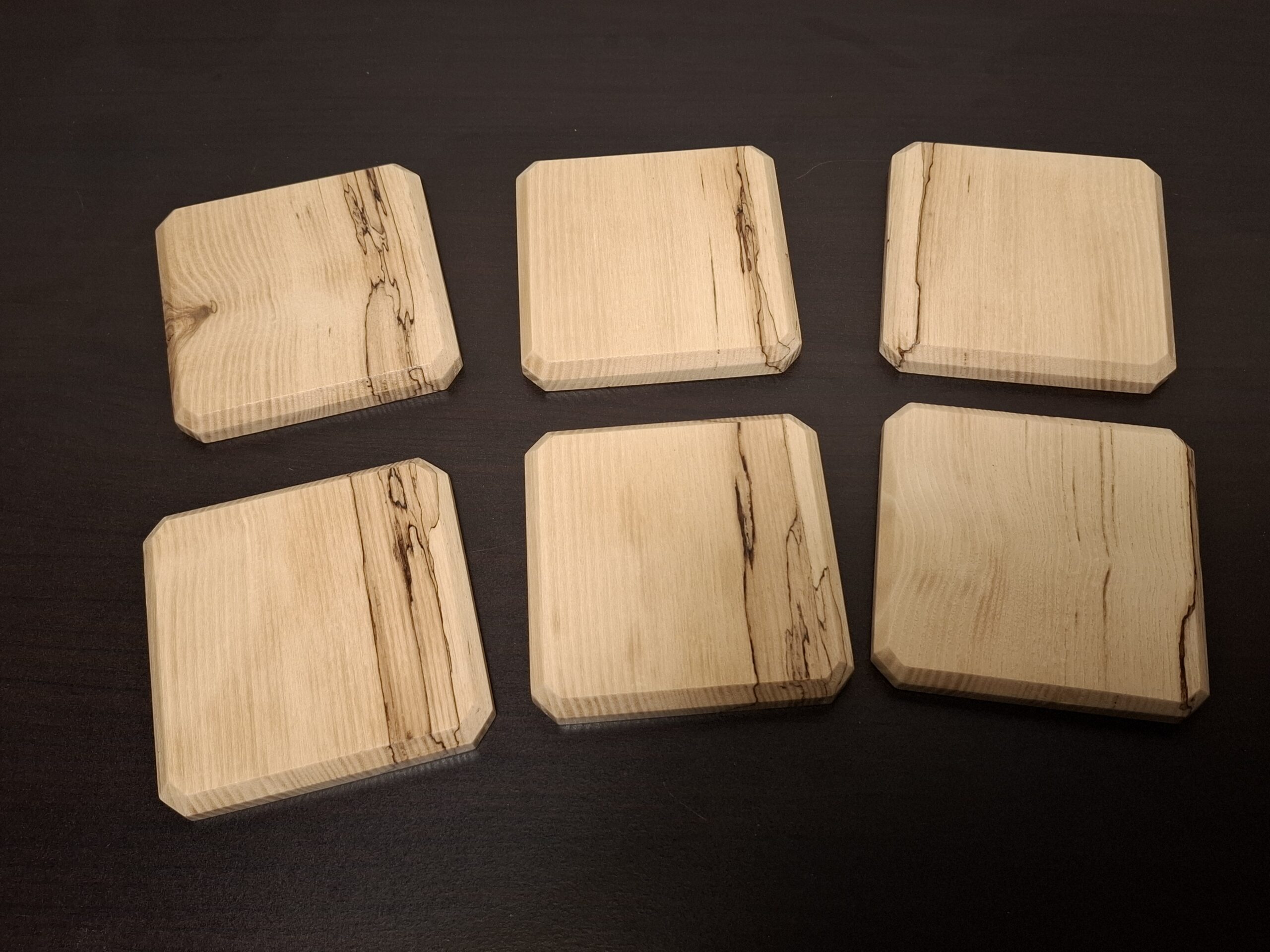 Sous verre en bois de Frêne