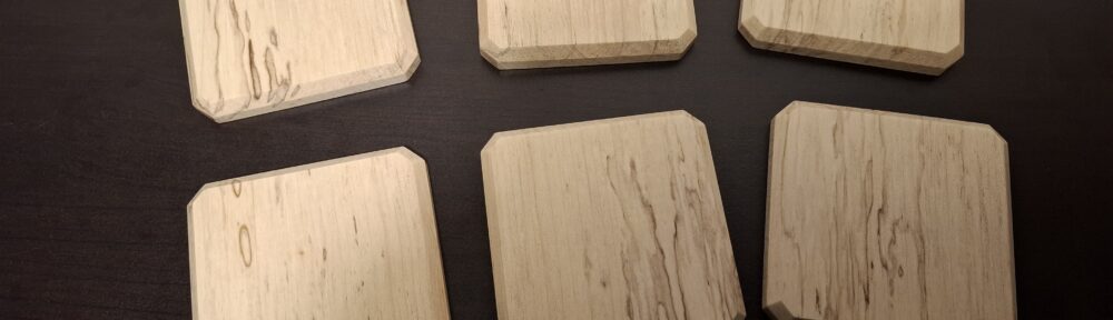 Sous-verre en bois de Hêtre, sous verre en bois.