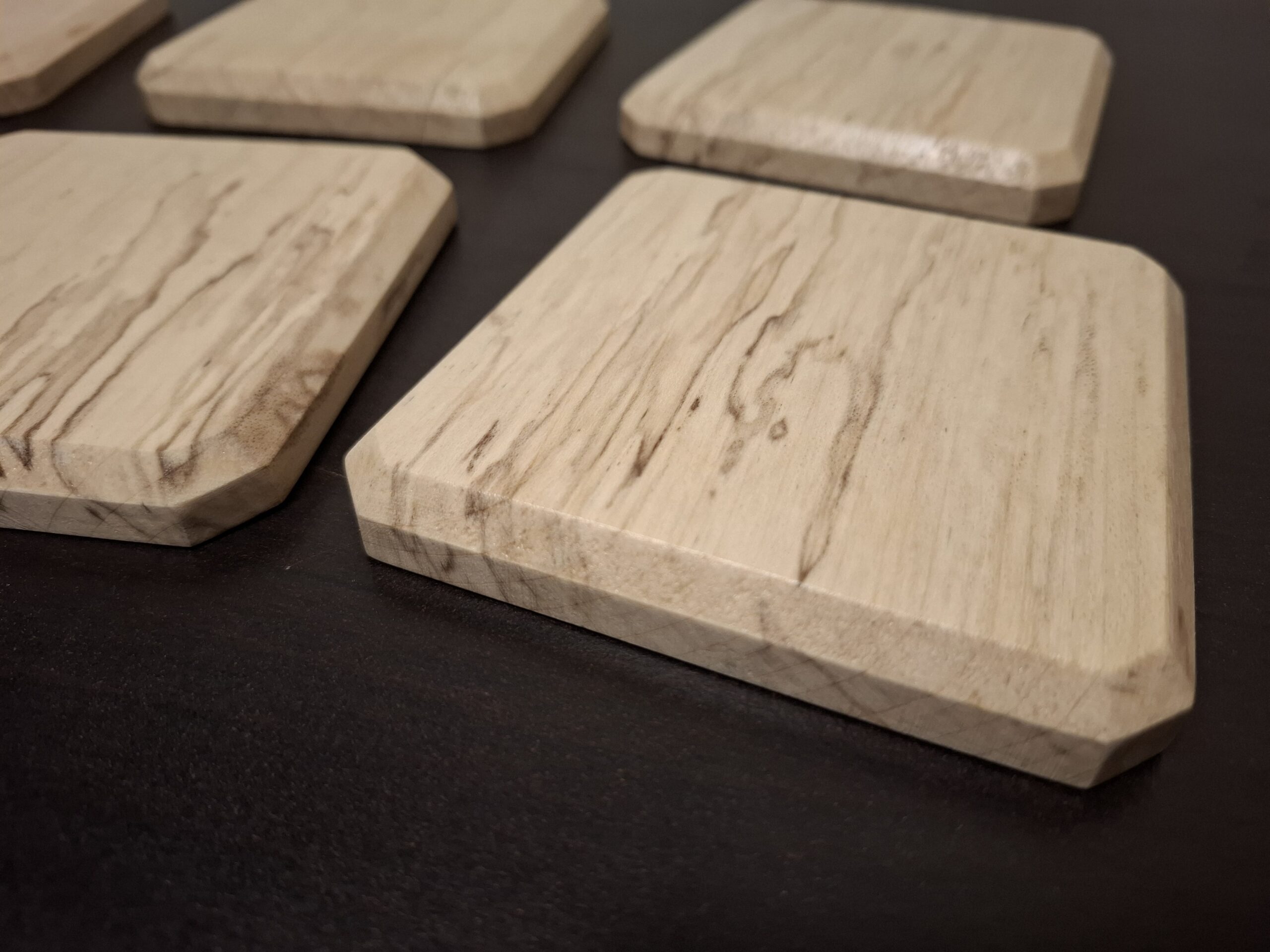 Sous-verre en bois de Hêtre, sous verre en bois.