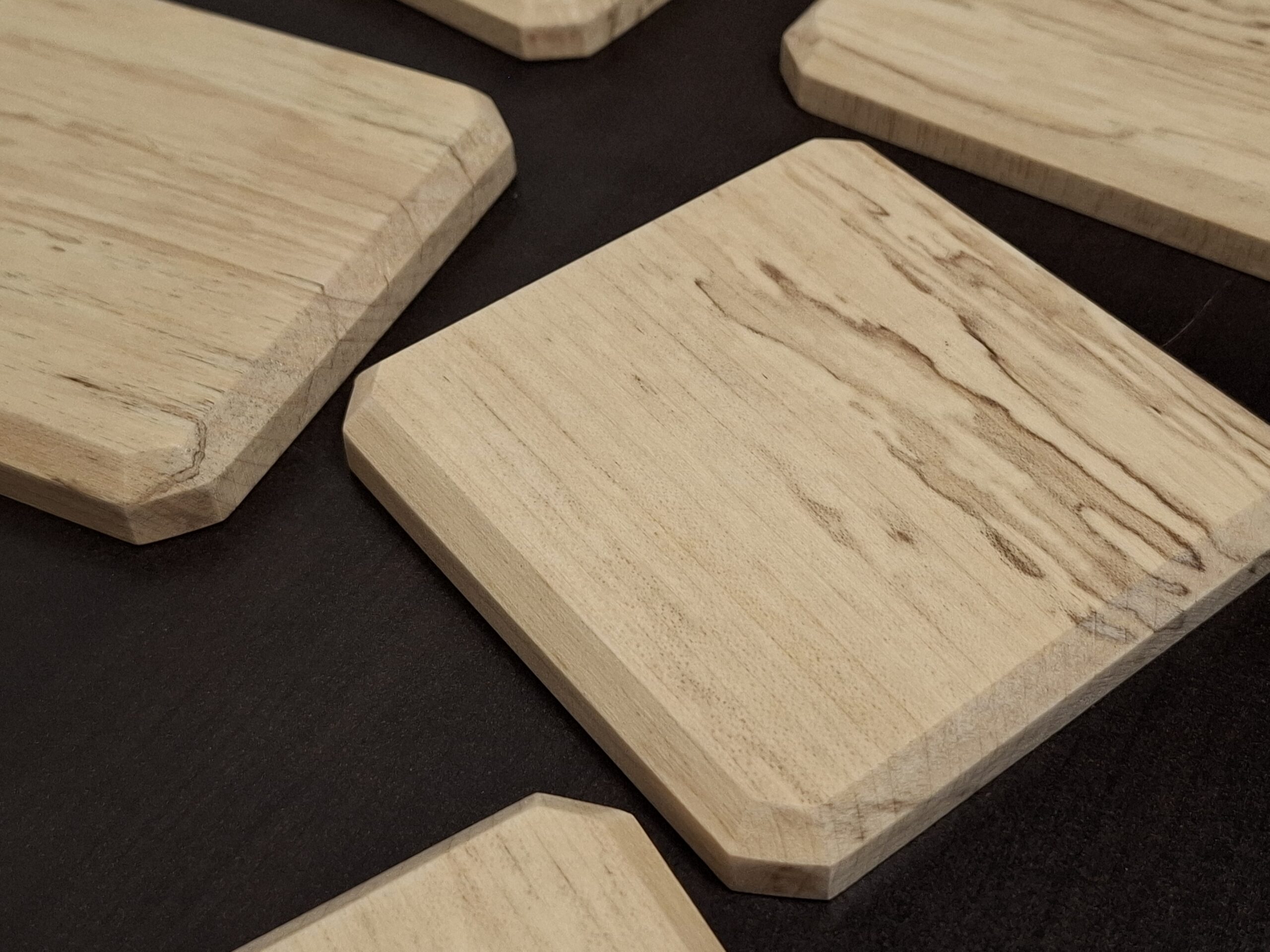 Sous-verre en bois de Hêtre, sous verre en bois.