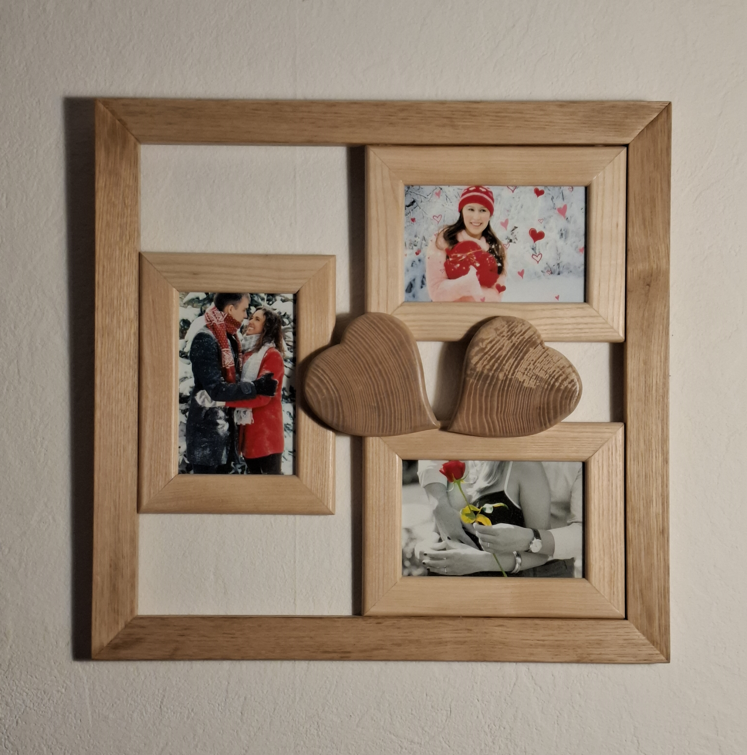 Cadre Photos Multi Vues au design unique et élégant est parfait pour mettre en valeur vos plus belles images de couple ou de mariage