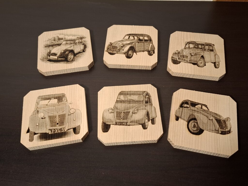 Décoration de table - Intégrer des sous-verres en bois
