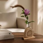 Vase Soliflore en Bois Massif pour une Déco Authentique. Soliflore en bois massif au design naturel et élégant pour décoration intérieure